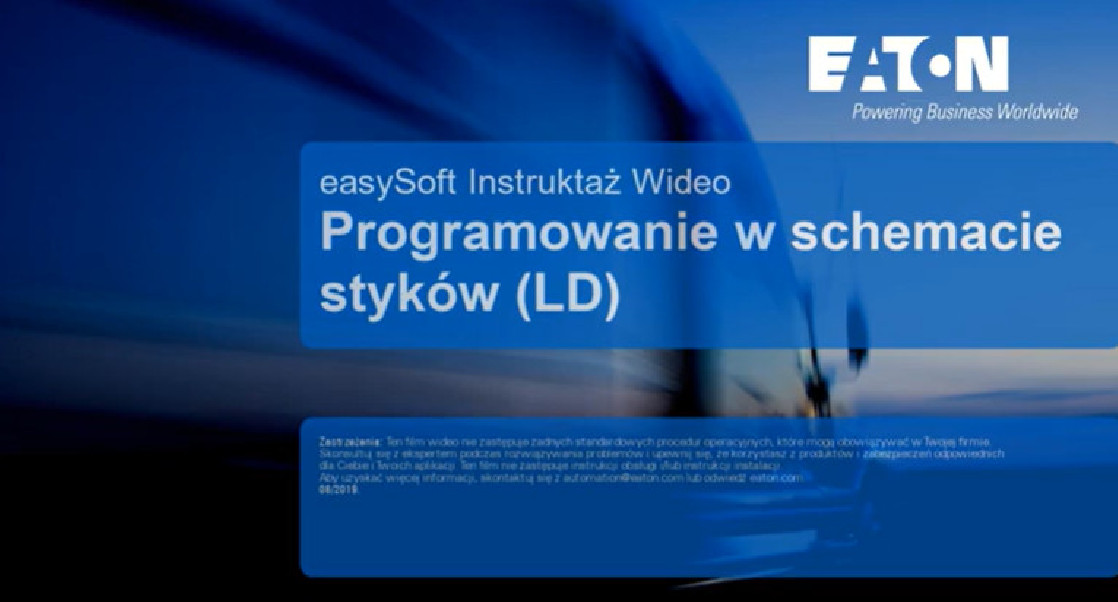 Easy E4, easySoft - Programowanie w języku drabinkowym LD